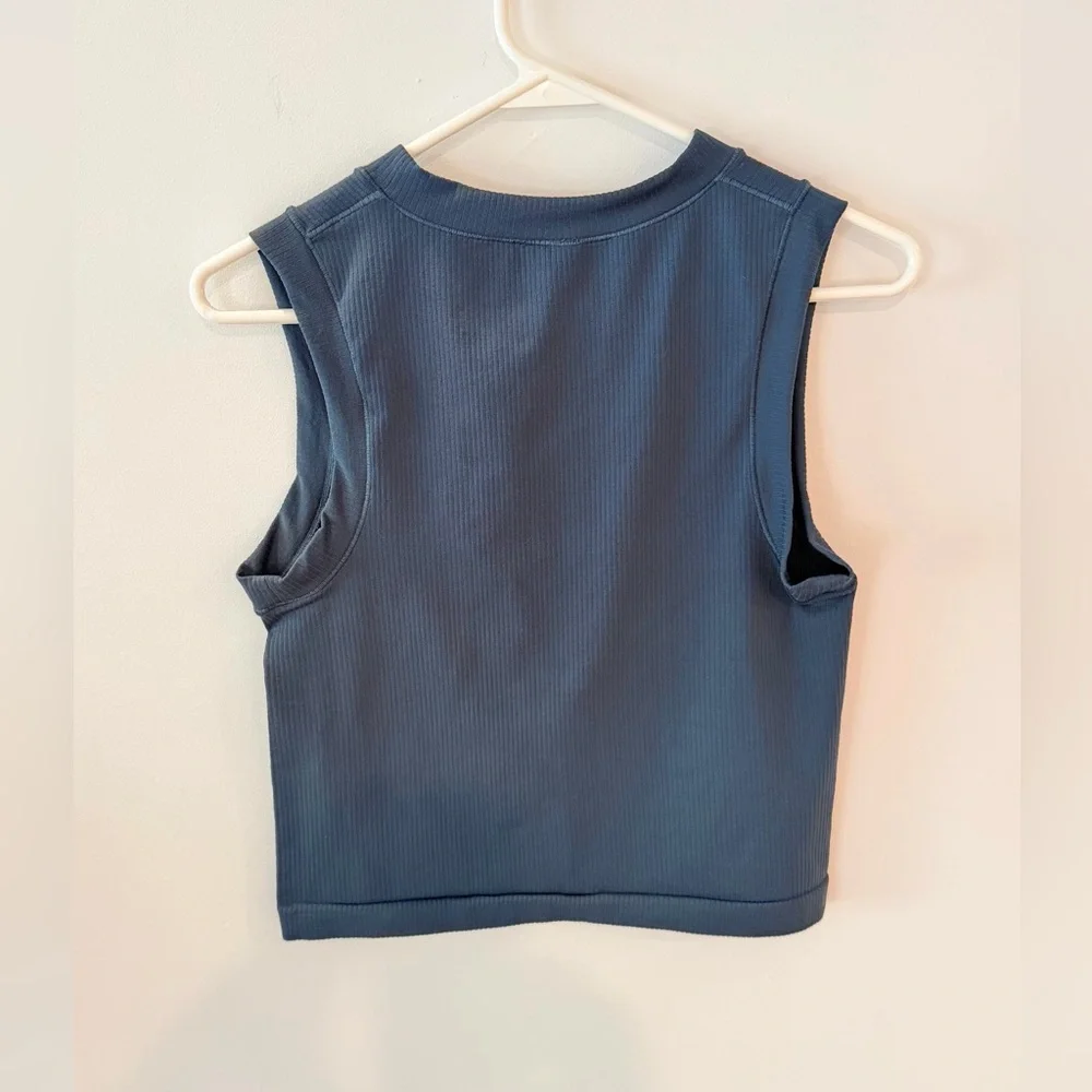 Athleta Renew Seamless Muscle tank - medium — Deep Teal Blue - Picture 2 of 5